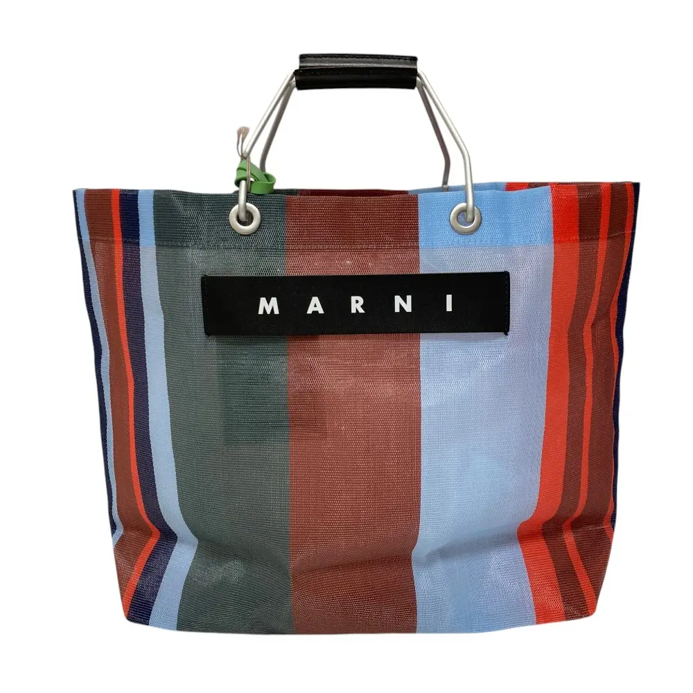 MARNI マルニ フラワーカフェ ショッピングバッグ トートバッグ SHMHR08A00 マルチカラー