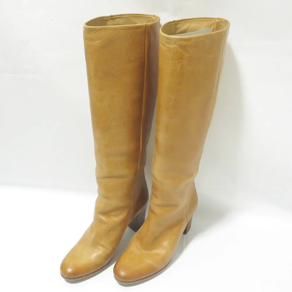 Maison Martin Margiela 22 メゾンマルタンマルジェラ22 レプリカ 1980 ソフトカーフスキン ロングブーツ 36 約23cm ブラウン