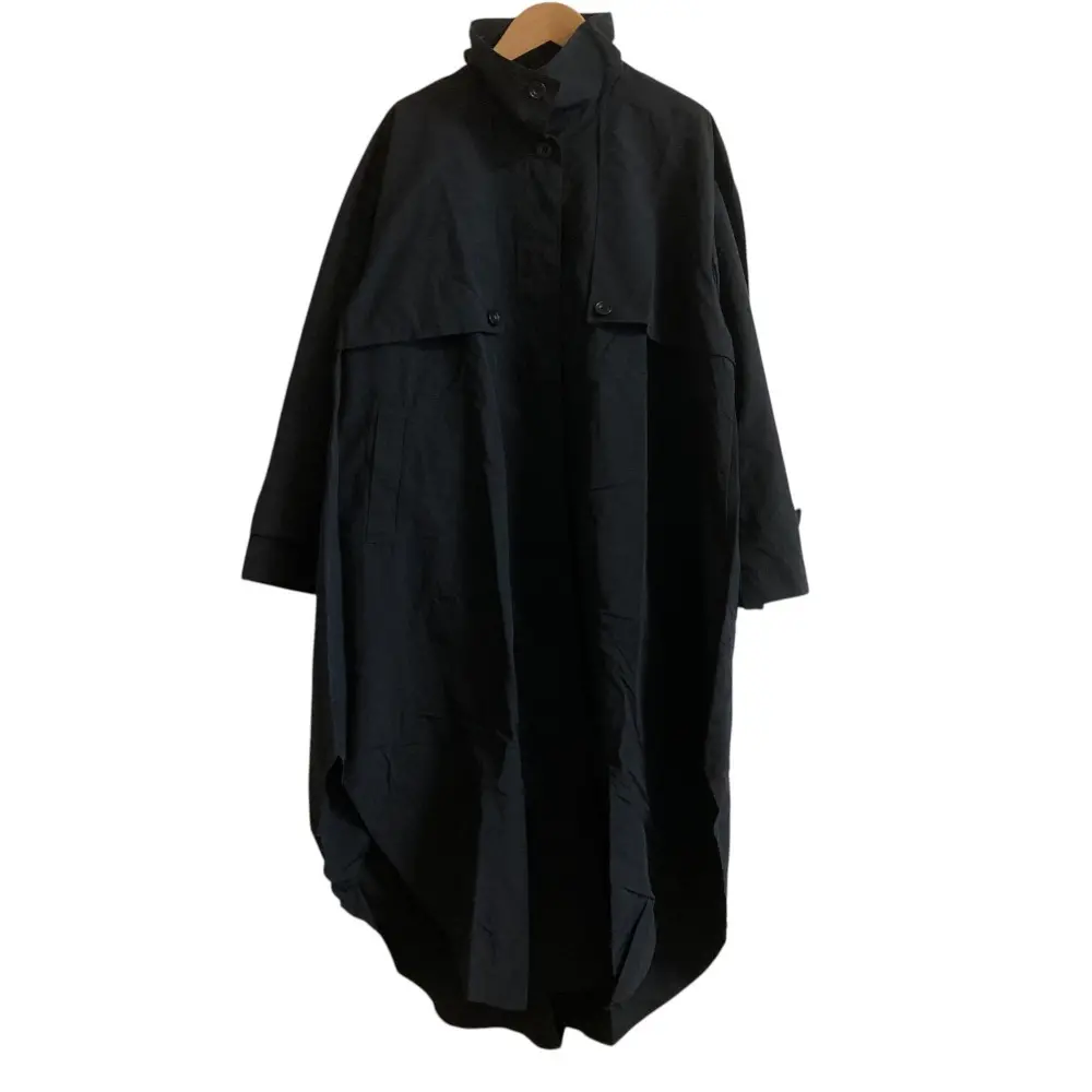 23SS MARW UNITED ARROWS マルゥ ユナイテッドアローズ トレンチ風 ポンチョコート サイズ38 ブラック