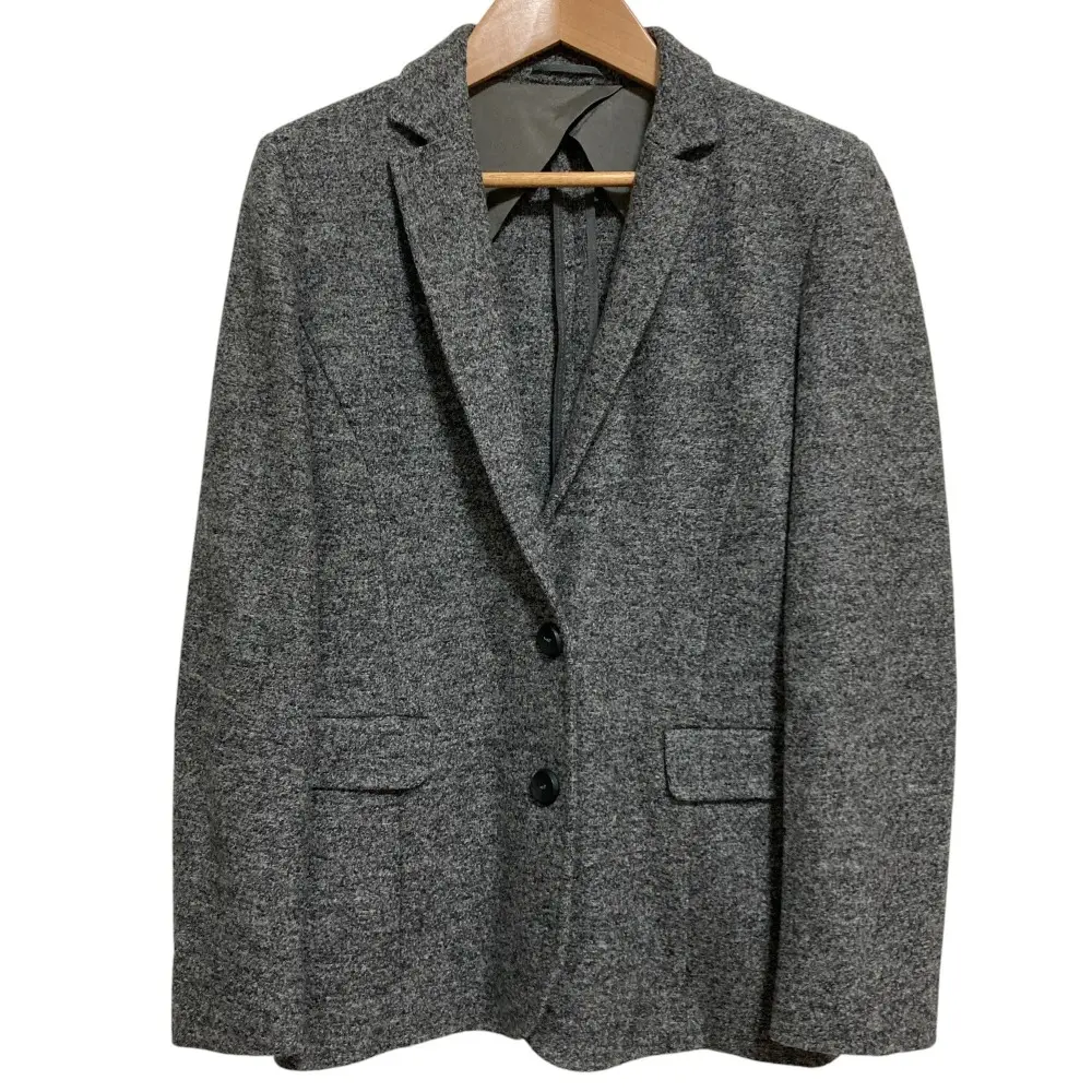 Max Mara STUDIO マックスマーラステュディオ シングル テーラードジャケット 38 メランジグレー