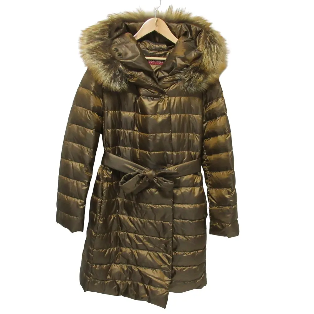 Max Mara STUDIO マックスマーラ ステュディオ ラクーンファー フーデット ダウンコート 42 ブラウンの買取実績【2025年6月買取】