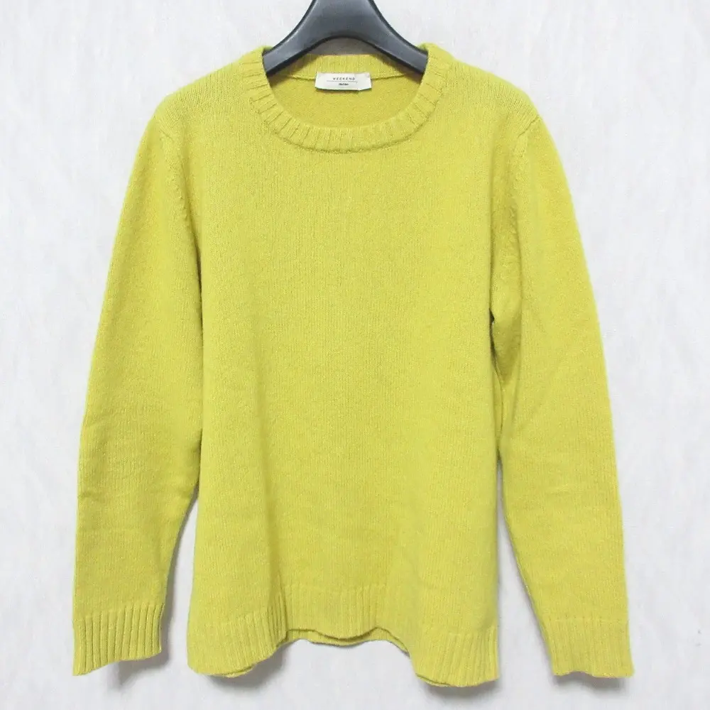 WEEKEND MaxMara ウィークエンドマックスマーラ カシミヤ 長袖 ニット セーター M イエロー