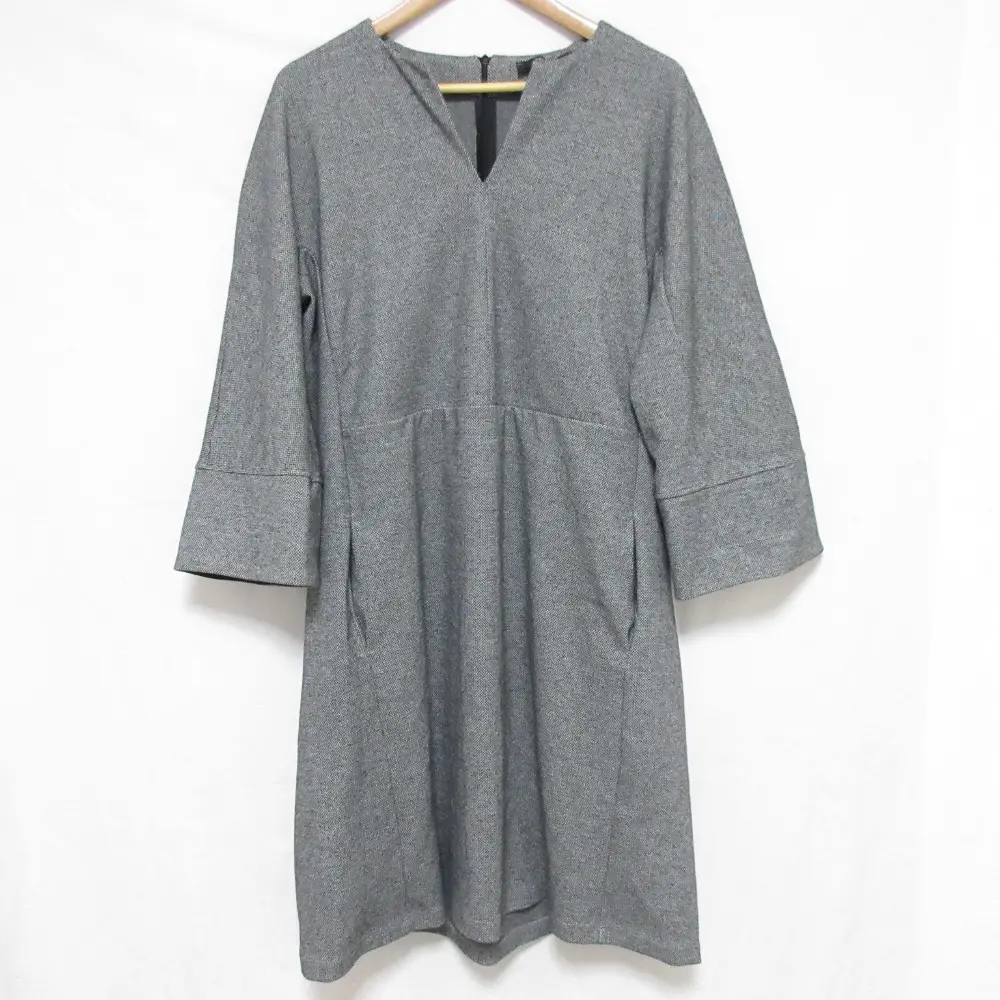 MAXMARA weekend マックスマーラ ウィークエンド RIO ロングスリーブ ジャージードレス ワンピース サイズXL グレー