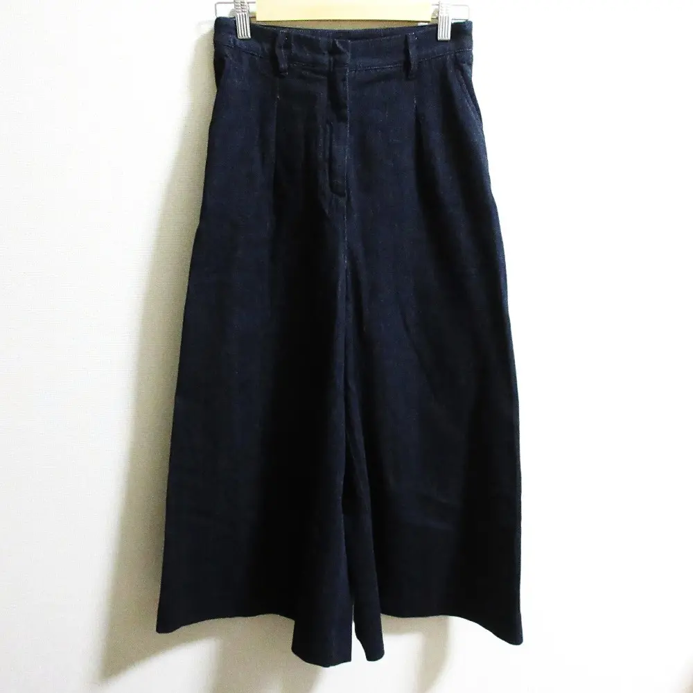 Weekend Max Mara ウィークエンドマックスマーラ デニム ワイドパンツ サイズ40 インディゴ