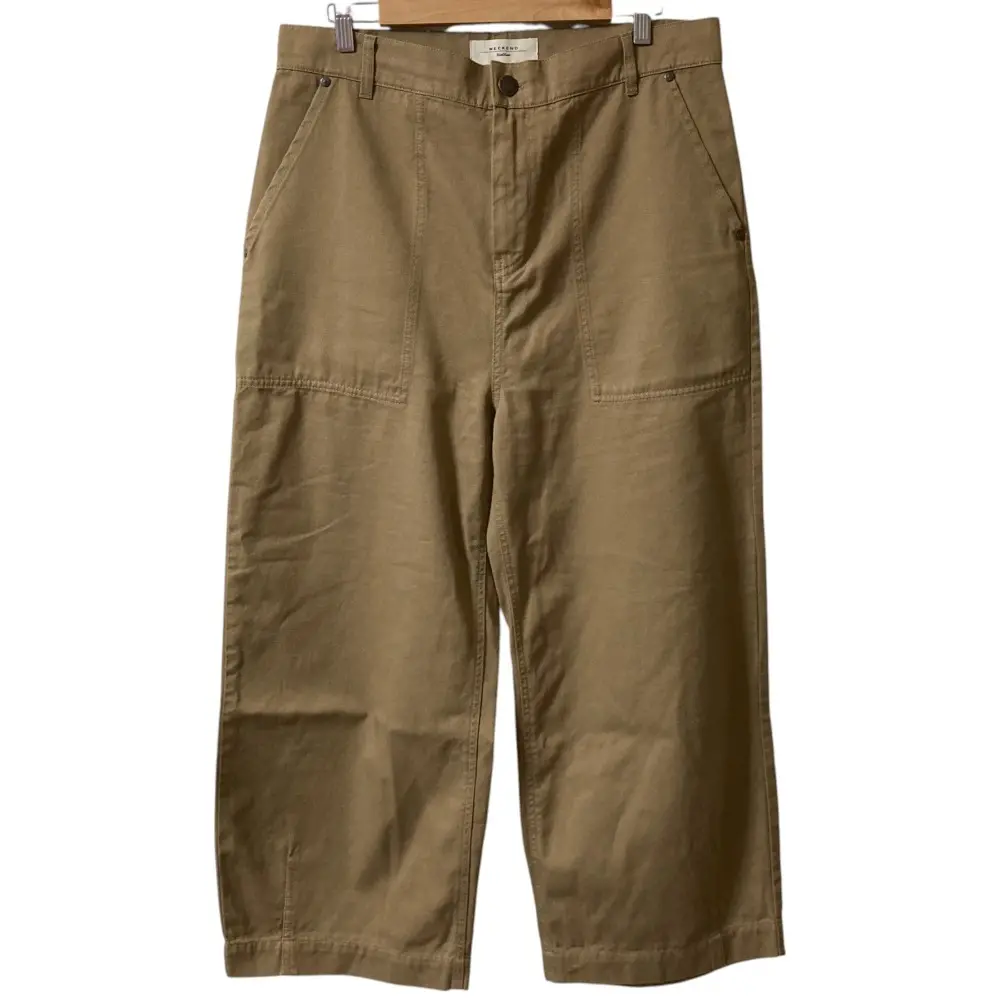 21AW Max Mara weekend マックスマーラ ウィークエンド ワイドベイカーパンツ サイズ48 キャメル