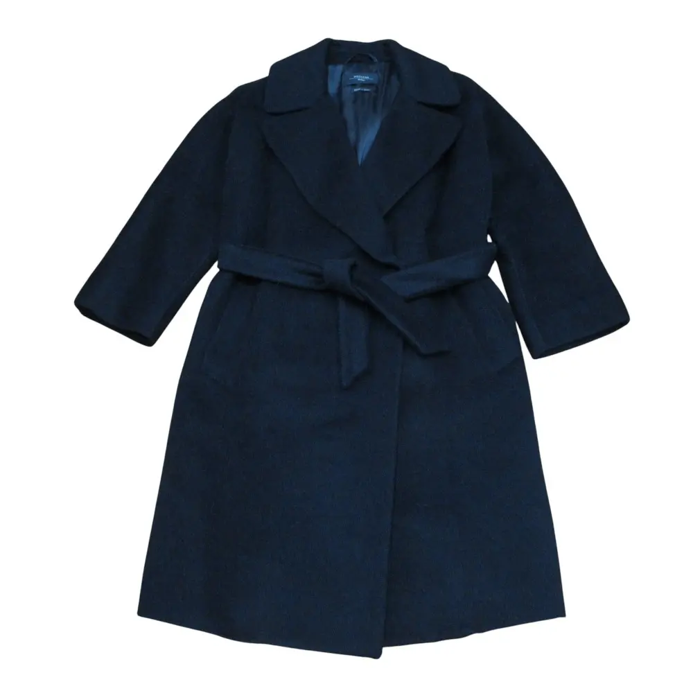 Max Mara Weekend マックスマーラ ウィークエンド cucito a mano アルパカ ウール コート 42 ブラック