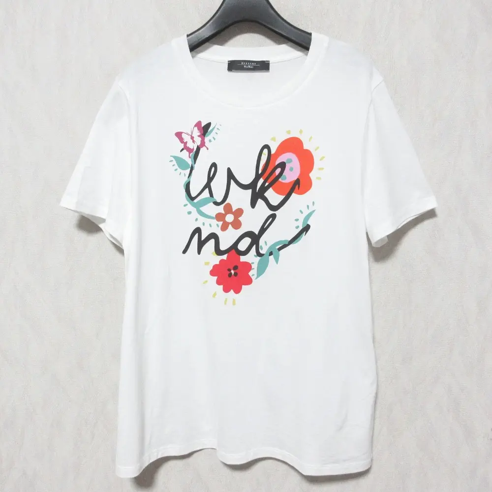 24SS Weekend Max Mara ウィークエンドマックスマーラ NERVI Tシャツ 半袖 カットソー 2415971051 M ホワイトの買取実績【2025年8月買取】