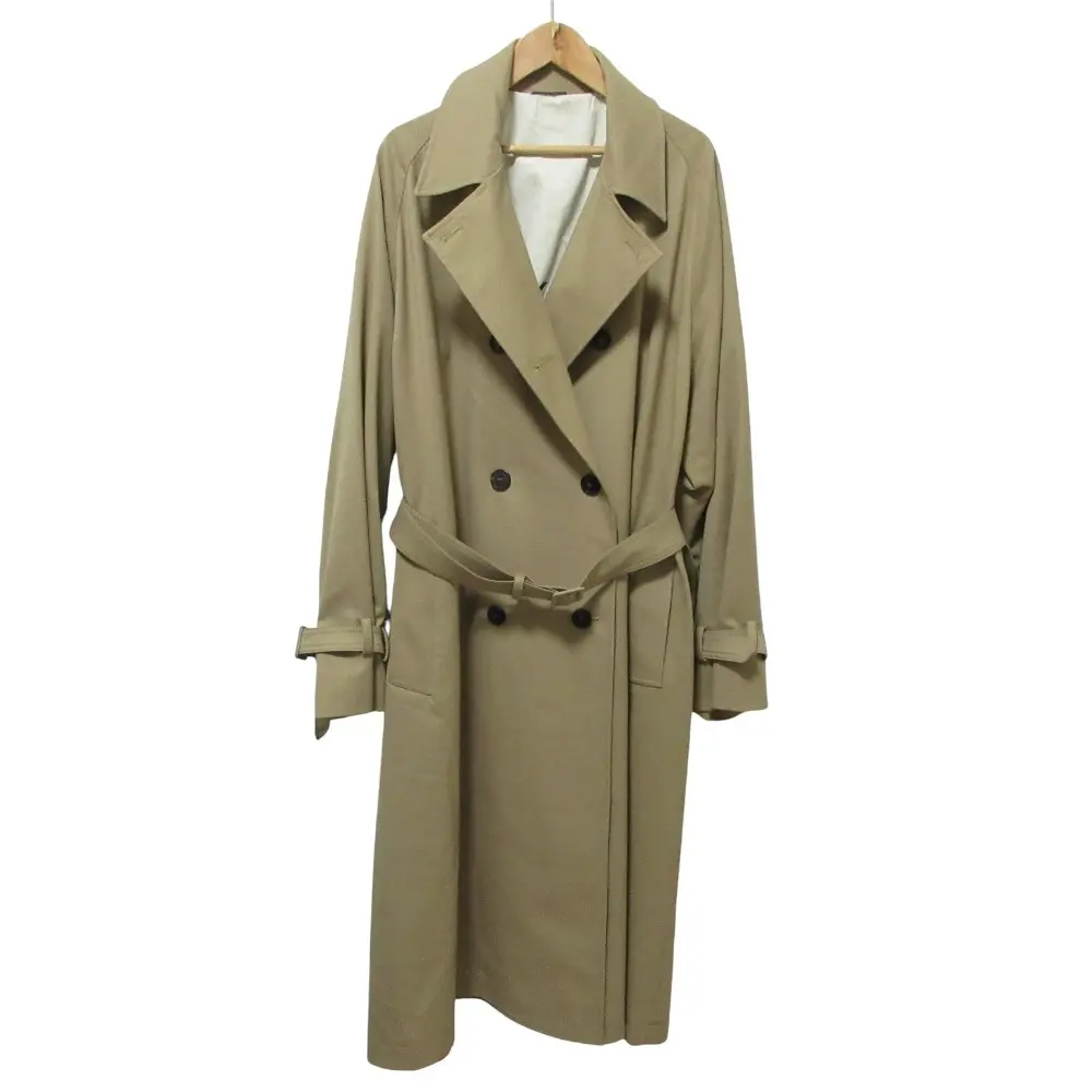 23AW Weekend Max Mara ウィークエンドマックスマーラ ダブルブレスト オーバーサイズ トレンチコート サイズ44 ベージュ