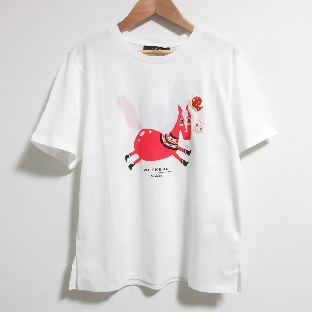 26SS Weekend Max Mara ウィークエンドマックスマーラ WKDWEST ショートスリーブ Tシャツ Sサイズ ホワイト