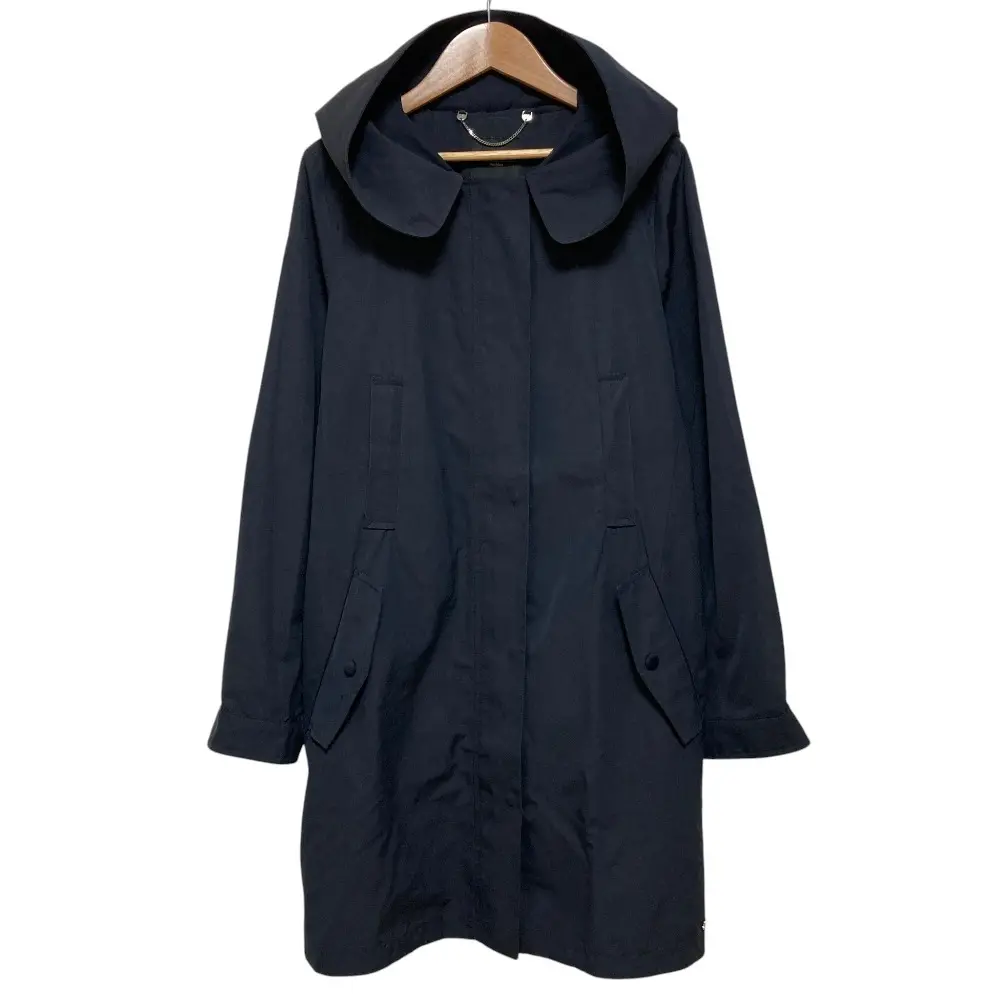 Max Mara Weekend マックスマーラ ウィークエンド フーデッド ステンカラーコート サイズ40 ネイビーの買取実績【2026年4月買取】