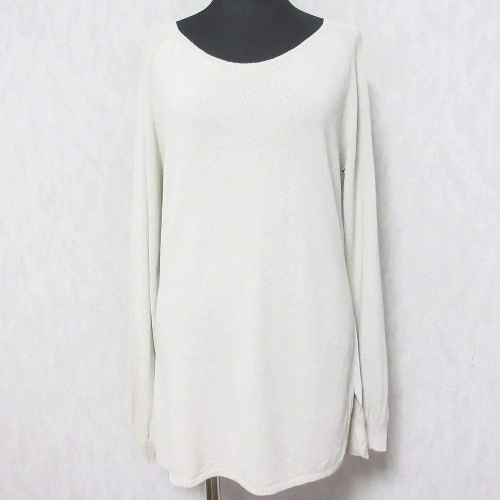 Max Mara マックスマーラ レーヨンニットカットソー M ベージュ