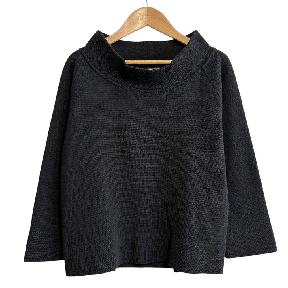 Max Mara マックスマーラ 長袖 ロングスリーブ ボトルネック プルオーバー ニット セーター M ブラック