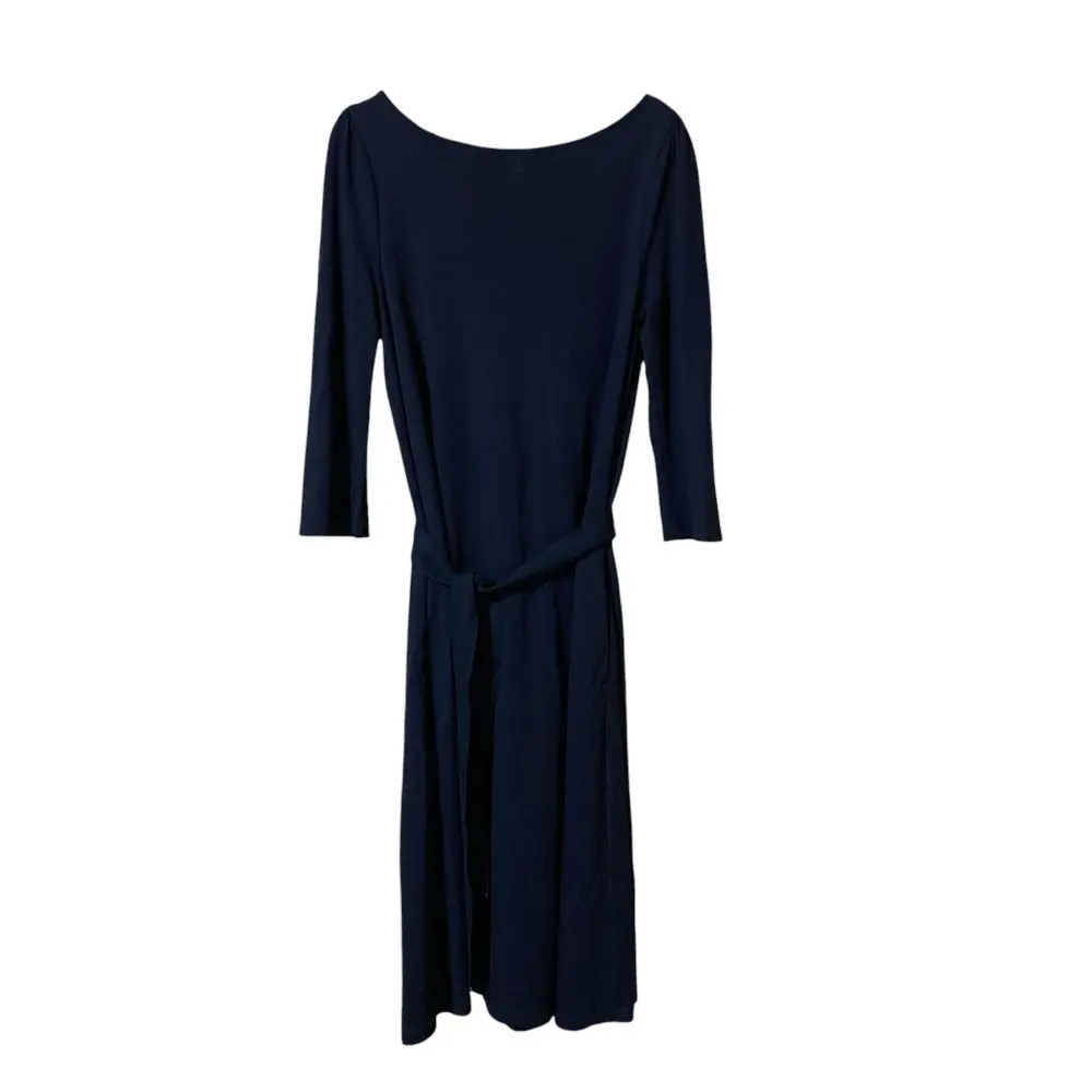 Max Mara Weekend マックスマーラ ウィークエンド ストレッチ ベルテッドカットワンピース S ネイビー