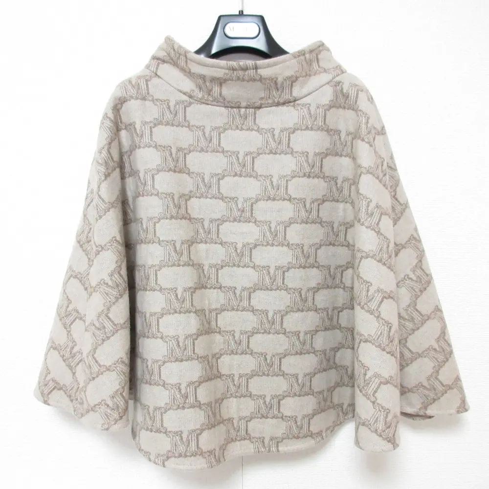22AW MAXMARA マックスマーラ DORINA マックスマーラグラム カシミヤ ウール ポンチョ ケープ ジャケット ベージュ系の買取実績【2025年1月買取】