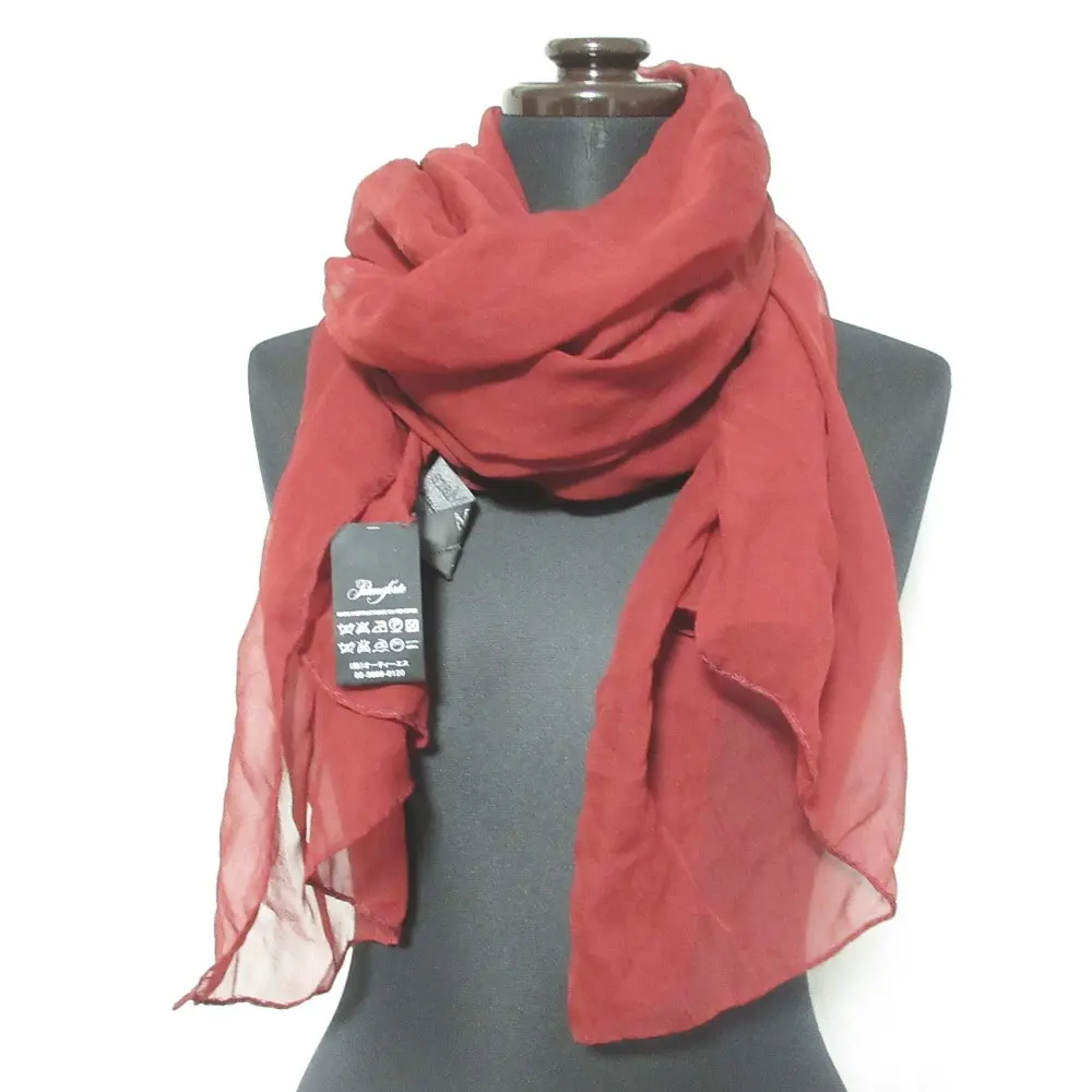 Max Mara Pianoforte マックスマーラ ピアノフォルテ シルクストール ダークレッド