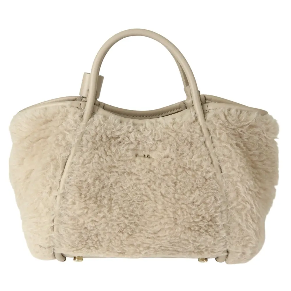 Max Mara マックスマーラ TMARIN マリン テディベア 2WAY ショルダーバッグ ベージュ
