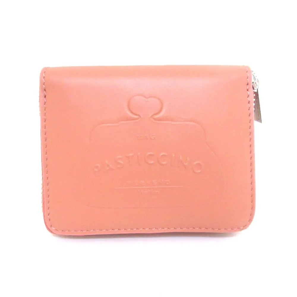 25SS Weekend Max Mara ウィークエンドマックスマーラ PASTICCINO ラウンドファスナー コンパクトウォレット 財布 オレンジ