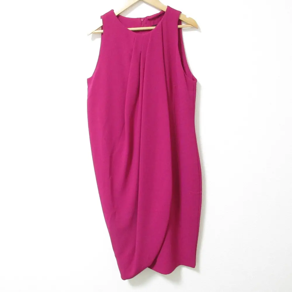 Max Mara Pianoforte マックスマーラ ピアノフォルテ ひざ丈 ノースリーブドレス ワンピース サイズ40 ローズ