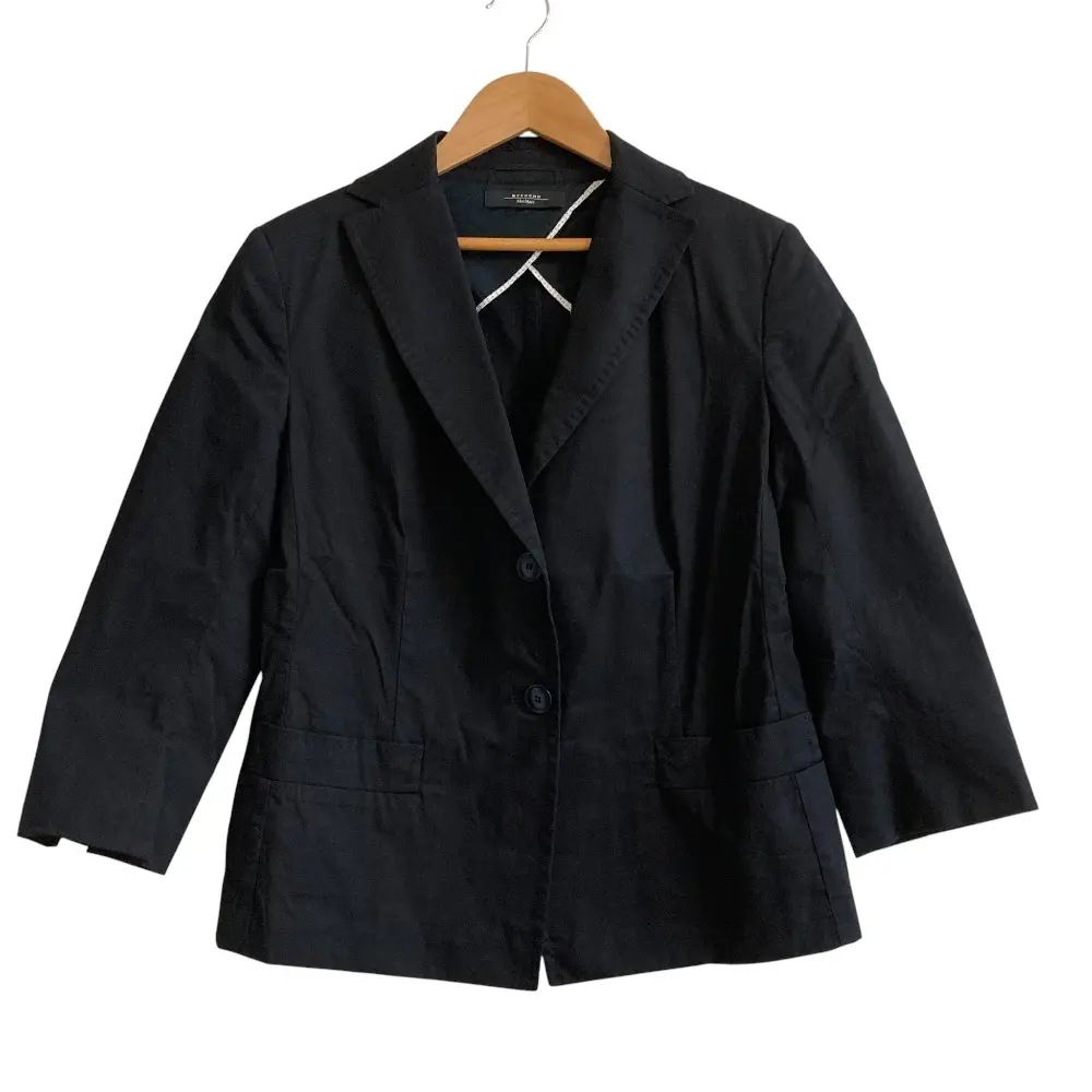 MaxMara マックスマーラ ウィークエンド テーラードジャケット サイズ40 ブラックの買取実績【2025年6月買取】