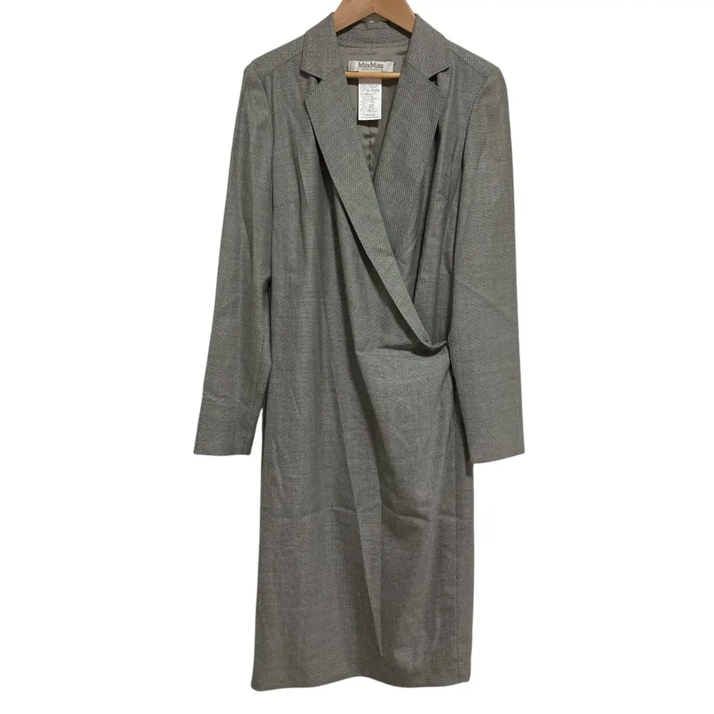 Max Mara マックスマーラ カシュクール ドレープワンピース サイズ40 グレー