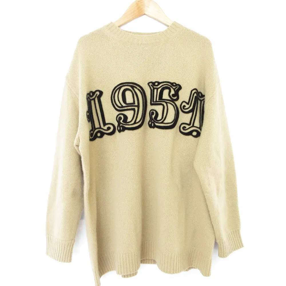 MaxMara マックスマーラ 1951 アニバーサリー マックスマーラグラム クルーネック カシミアニットセーター キャメル