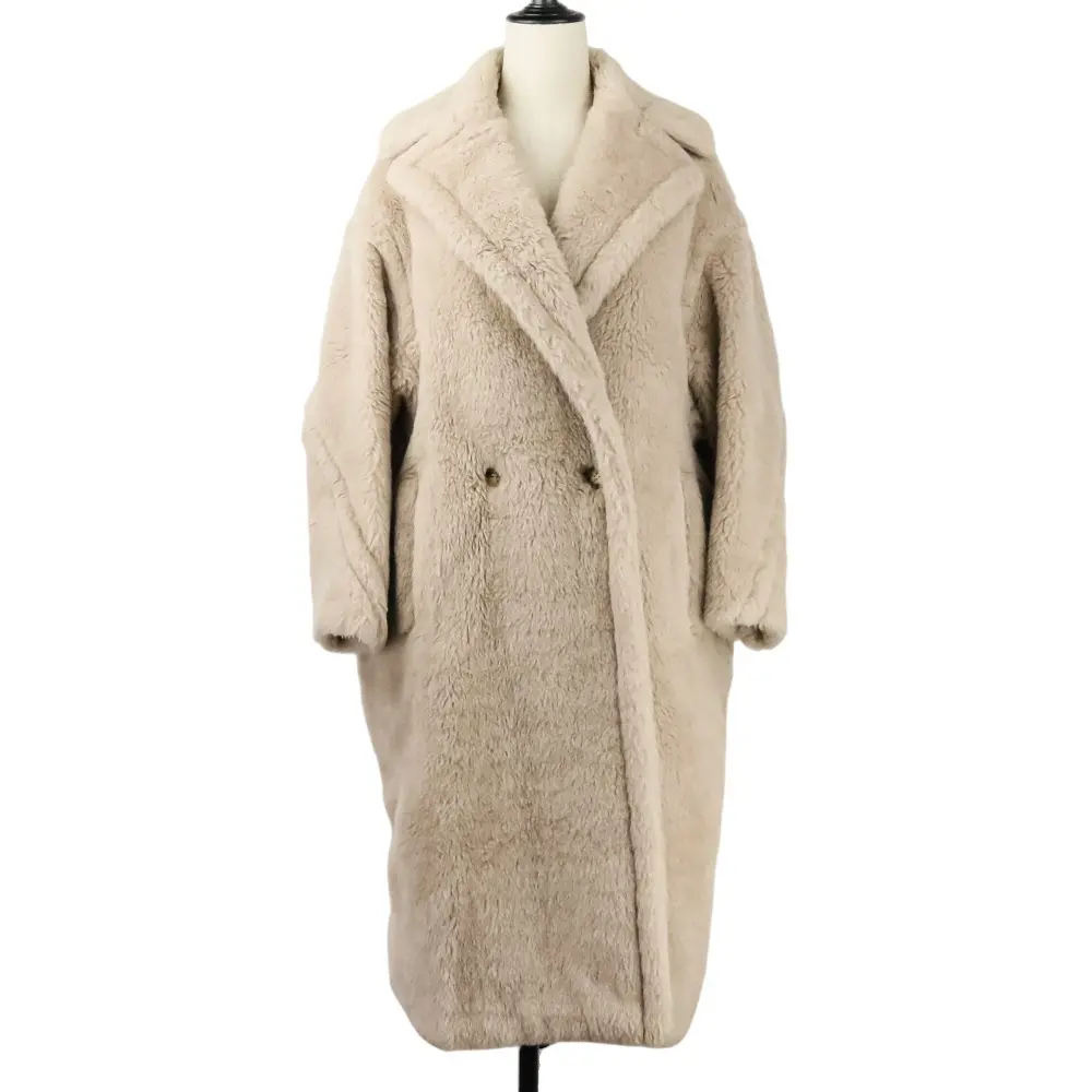 Max Mara マックスマーラ 21AW テディベア アイコン コート 101615136 XS ベージュ