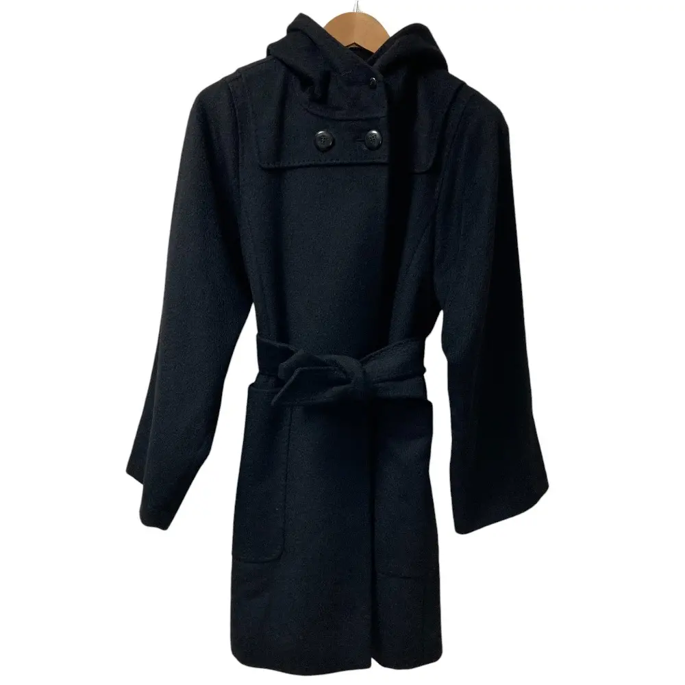 Max Mara マックスマーラ キャメル ベルテッドショートガウンコート サイズ40 ブラック