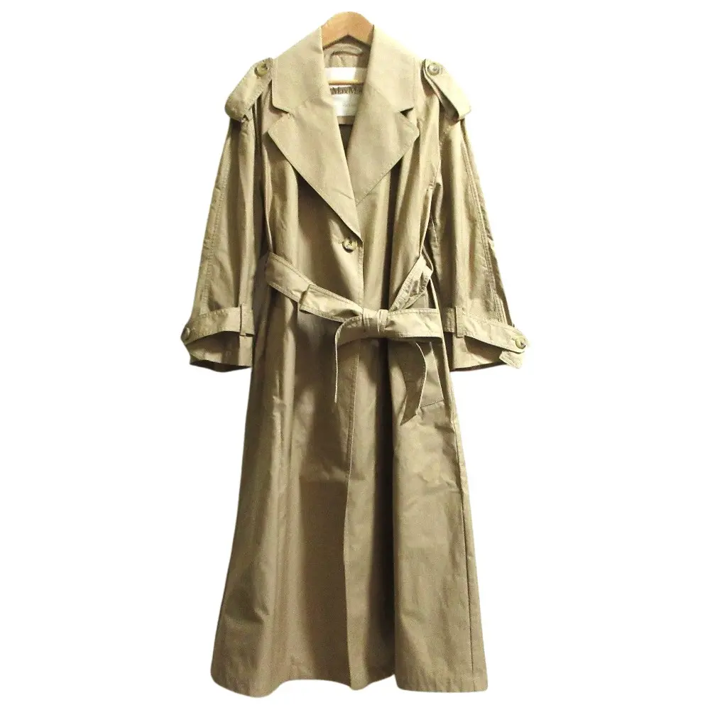 23SS Max Mara The Cube マックスマーラ シングル トレンチコート サイズ36 ベージュ