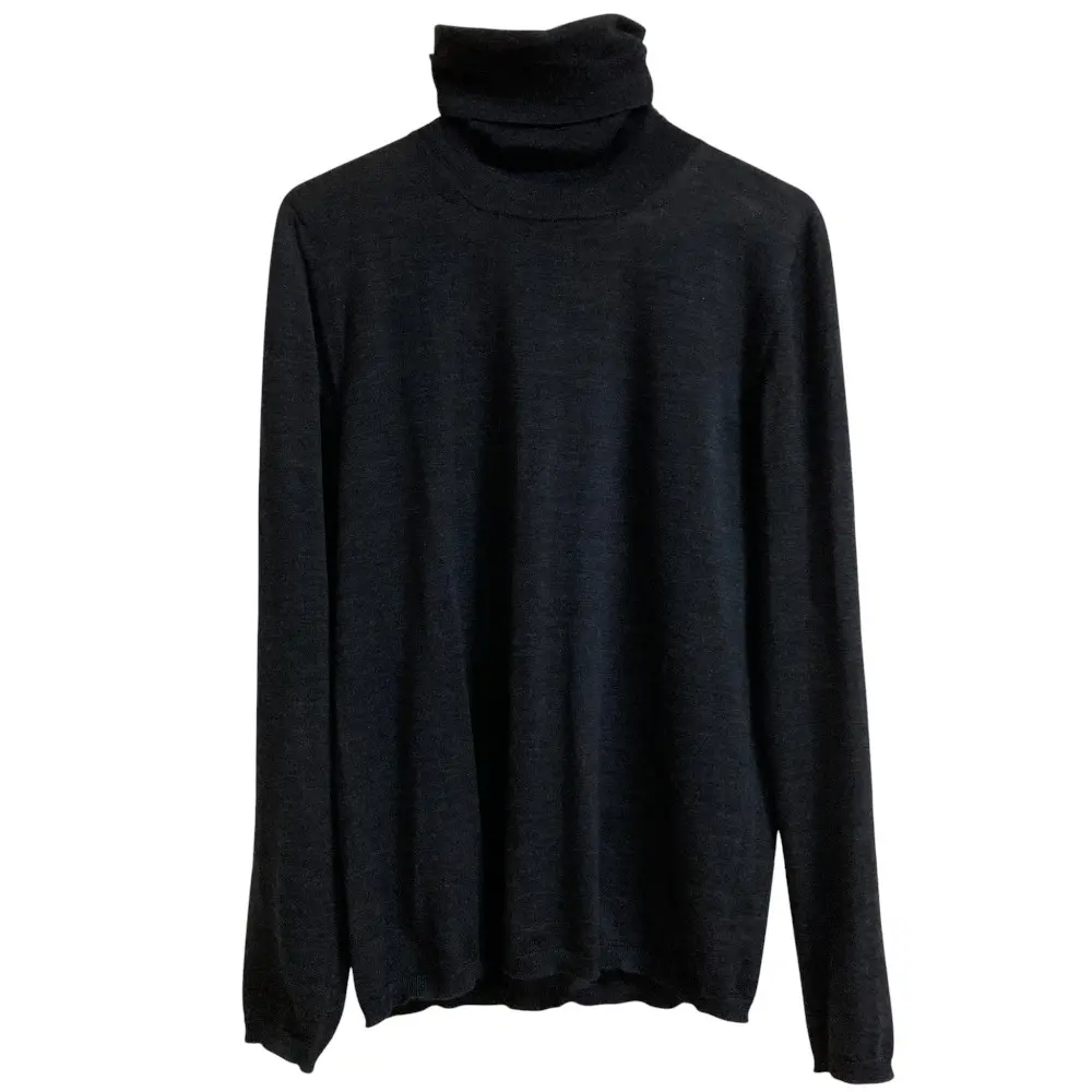 Max Mara マックスマーラ ウール タートルネック ハイネック ニット カットソー セーター グレー