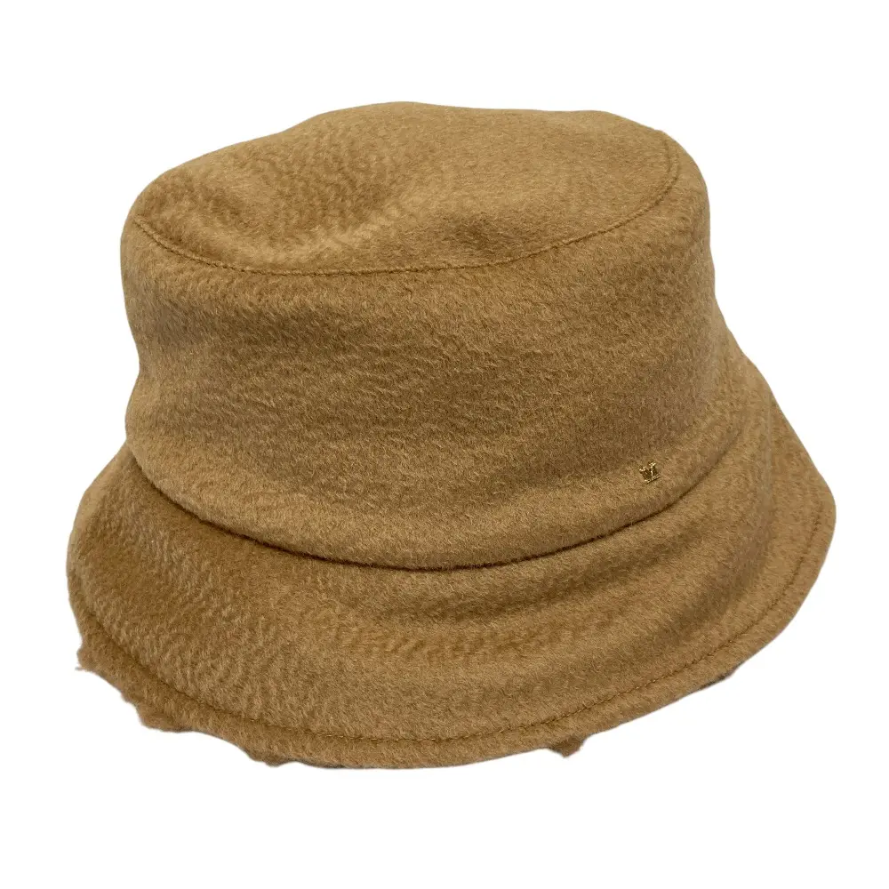 Max Mara マックスマーラ リバーシブル テディベア バケットハット 58cm ベージュ