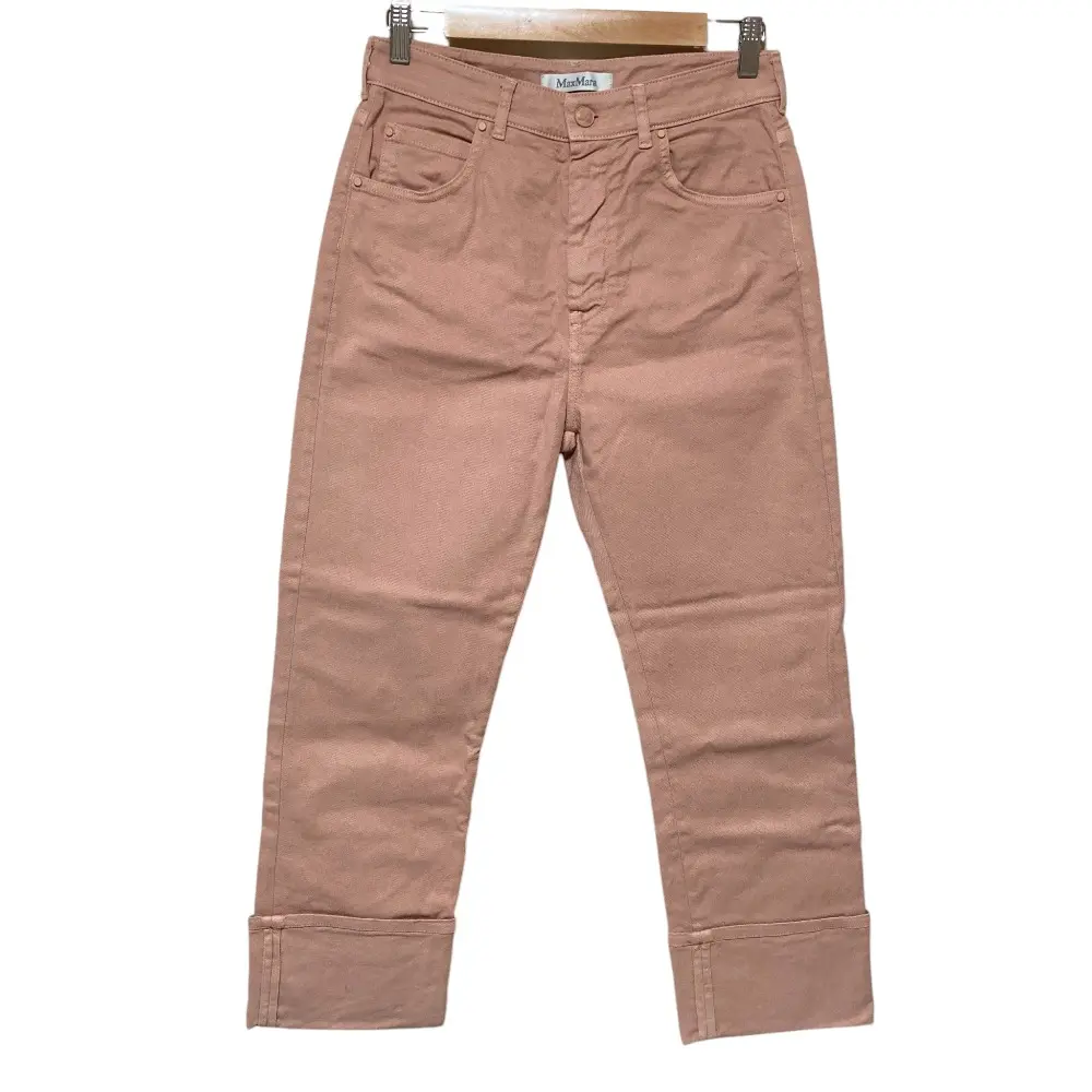 23SS Max Mara マックスマーラ ストレッチブル クロップドジーンズ デニムパンツ 42 ピンクの買取実績【2025年11月買取】