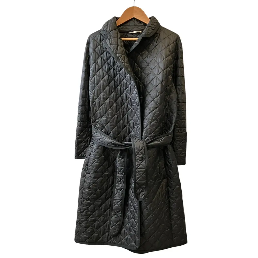 25SS Max Mara The Cube マックスマーラ CAMELUXE キルティングダウンコート 25294960246 サイズ40 ブラック