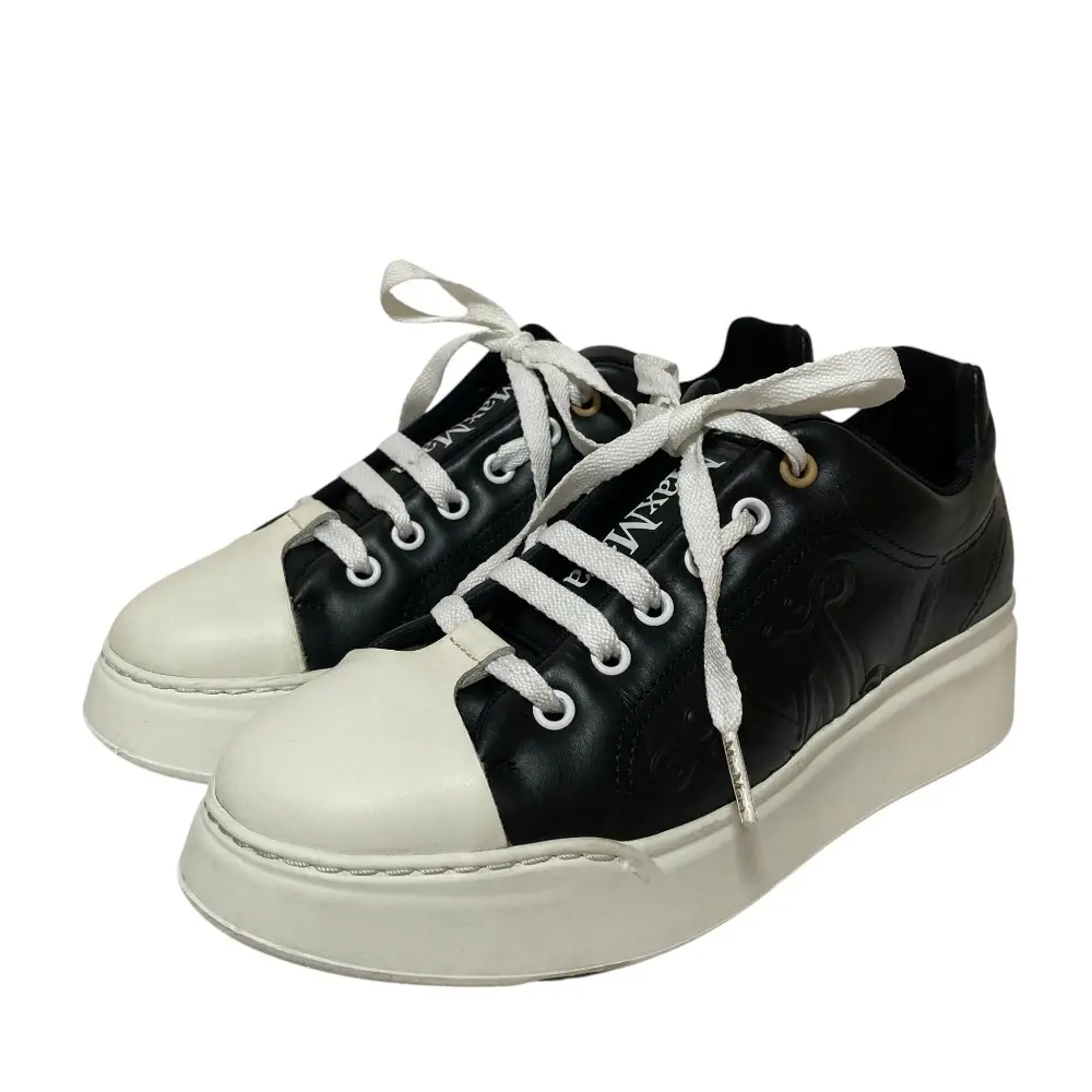 Max Mara マックスマーラ BIMAXI ロゴ レザー バイマキシスニーカー M22I118 サイズ36.5 23.5cm相当 ブラックの買取実績【2026年2月買取】