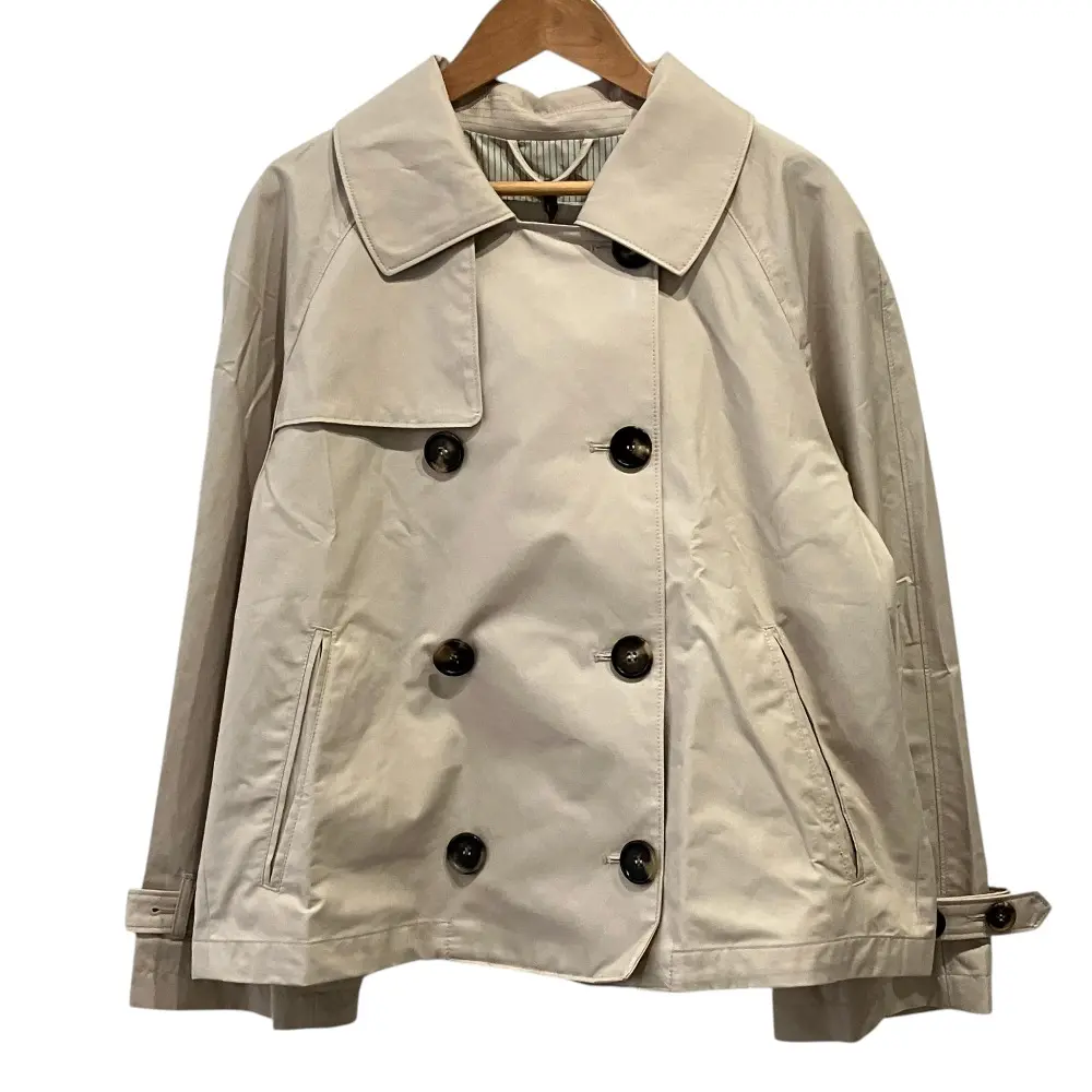 26SS Max Mara The Cube マックスマーラ MTCTBSORO ショートトレンチコート 26190210946 サイズ38 ベージュ
