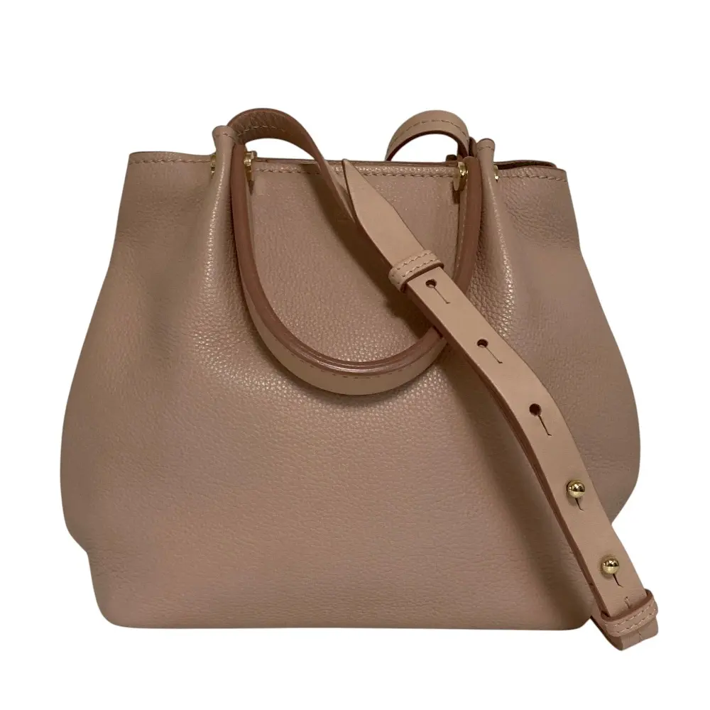 Max Mara マックスマーラ アニータ レザー 2WAY ショルダーバッグ ピンク