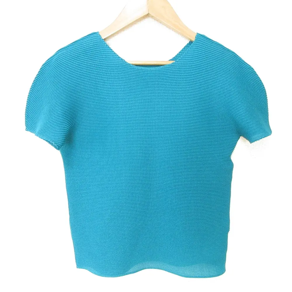 22AW me ISSEY MIYAKE ミーイッセイミヤケ 半袖 カットソー トップス ブルー