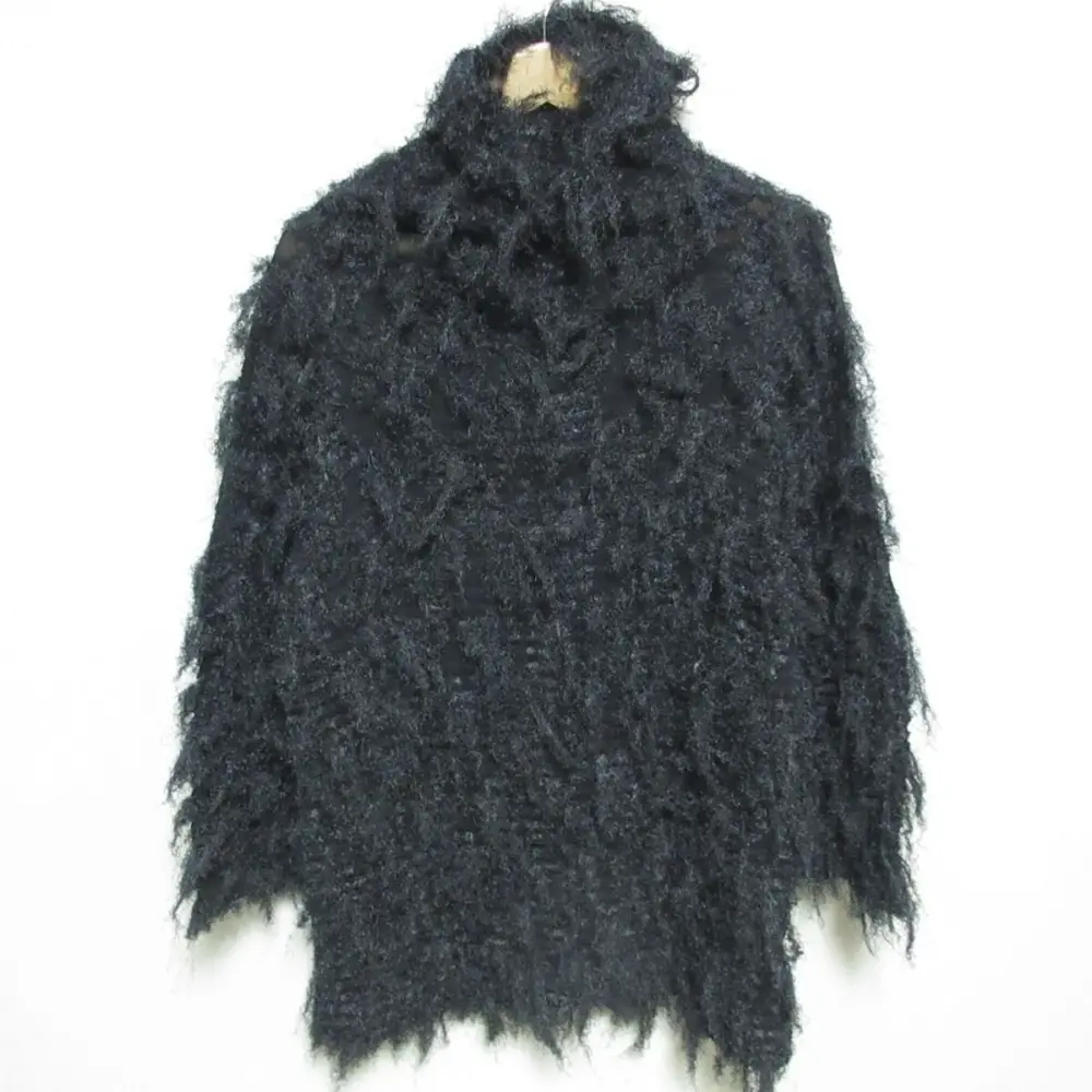 20AW me ISSEY MIYAKE ミーイッセイミヤケ ジグザグシャギープリーツ シャツ カーディガン F ブラック