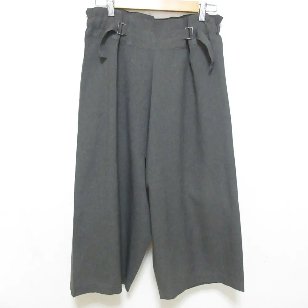 me ISSEY MIYAKE ミーイッセイミヤケ サイドアジャスター付き ワイドパンツ MI63FF451 F グレー