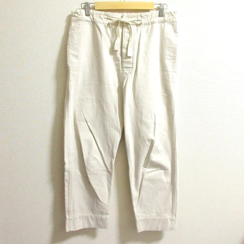 MHL. MARGARET HOWELL マーガレットハウエル イージーパンツ 595-1140502 サイズ2 キナリ