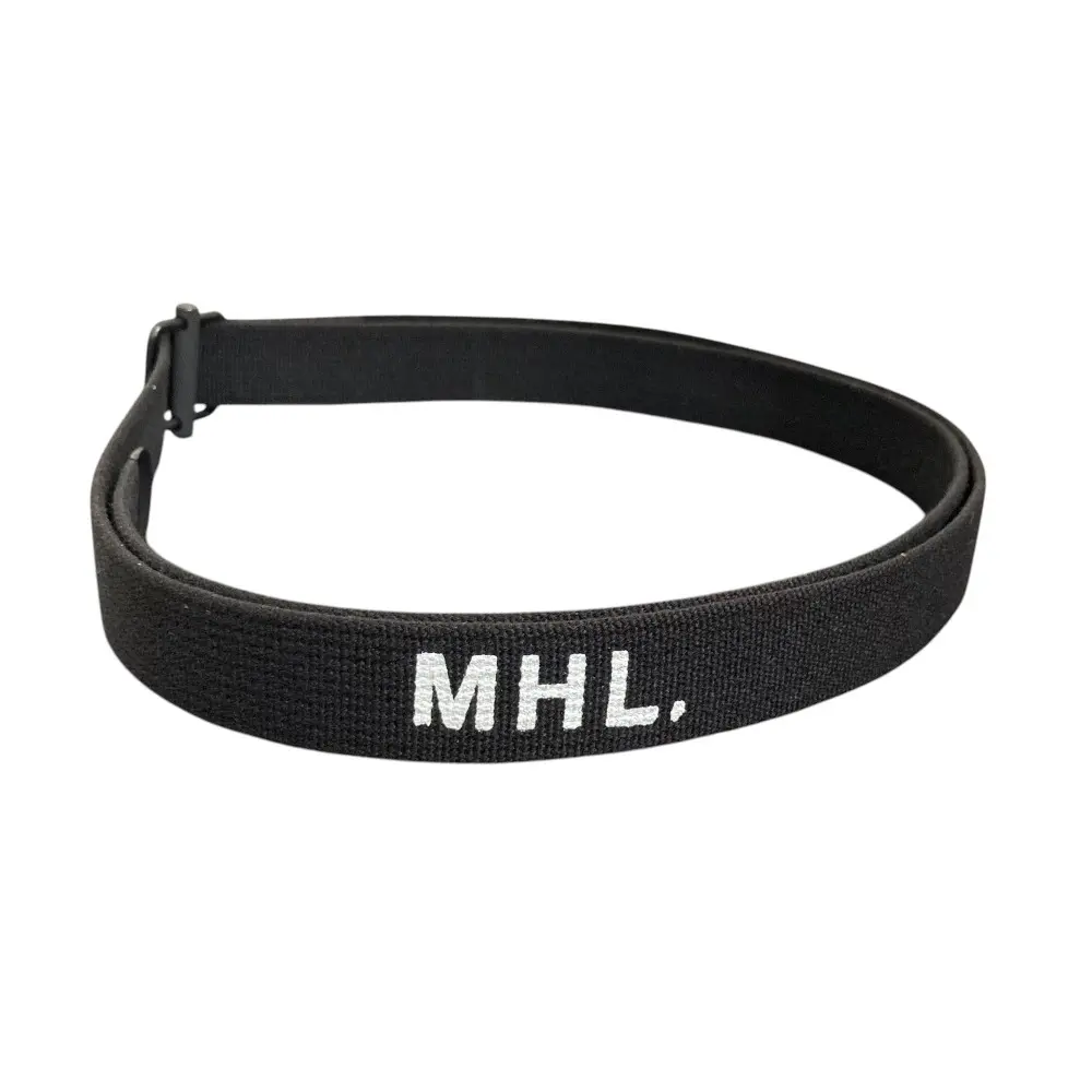 MHL. MARGARET HOWELL エムエイチエル マーガレットハウエル NARROW MILITARY BELT キャンバス ベルト ブラックの買取実績【2025年6月買取】