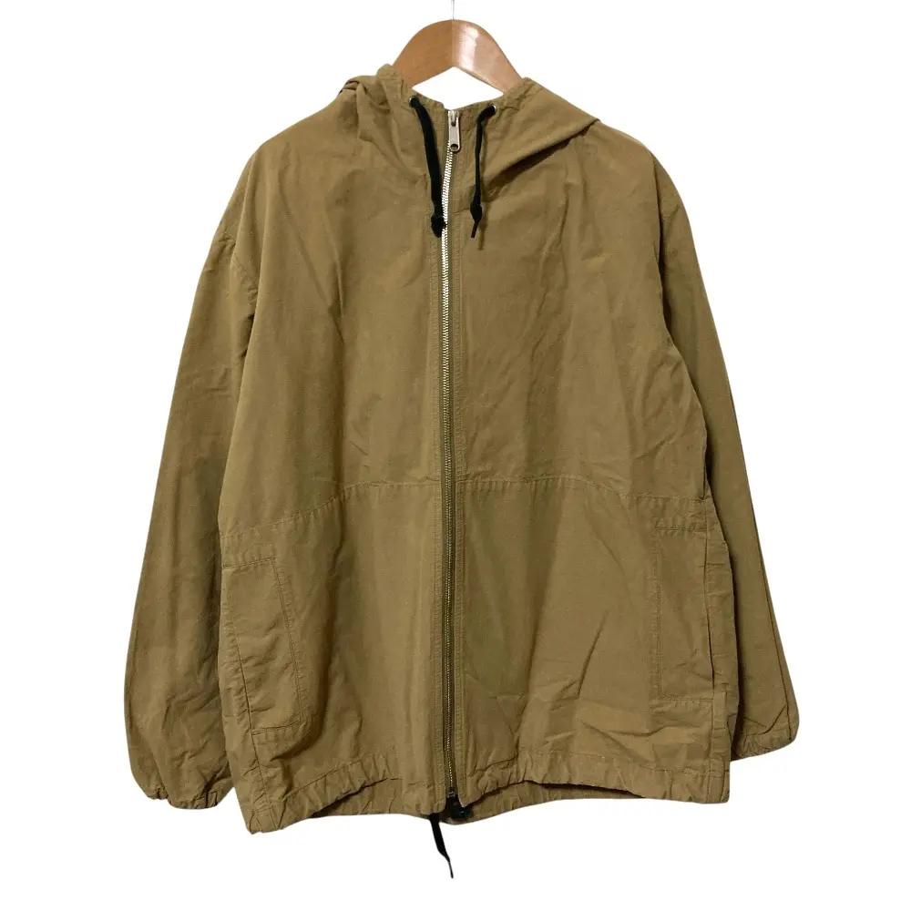 MARGARET HOWELL MHL マーガレットハウエル エムエイチエル コットンジップパーカー 596-7125502 サイズM ベージュ