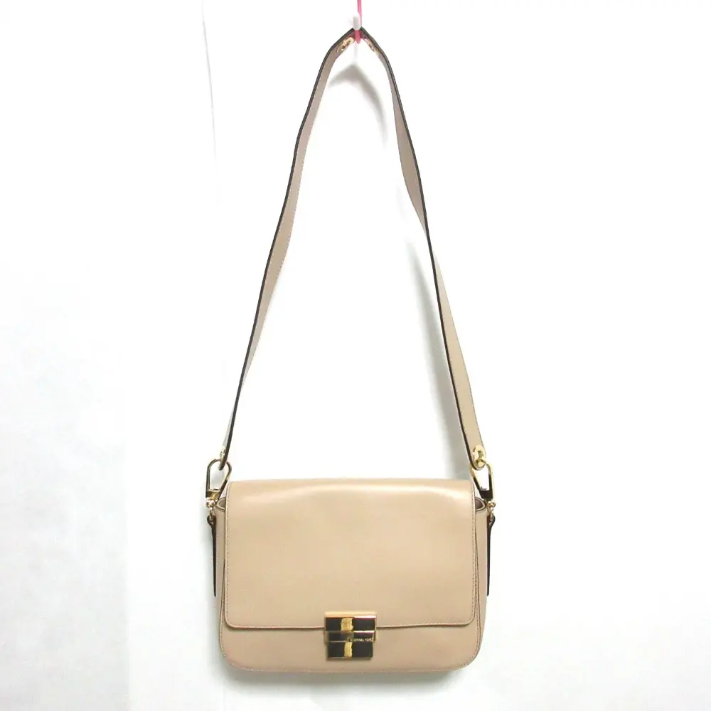 MICHAEL KORS マイケルコース Madelyn Leather Large Convertible マデライン ラージ レザー ショルダーバッグ ベージュ