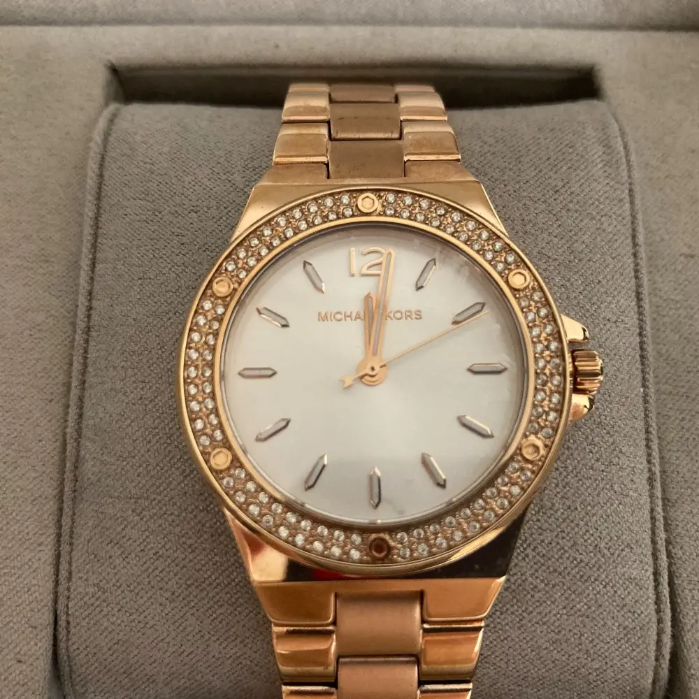 MICHAEL KORS マイケルコース LENNOX クオーツ アナログ SS 腕時計 ウォッチ MK7279 ローズゴールドカラー