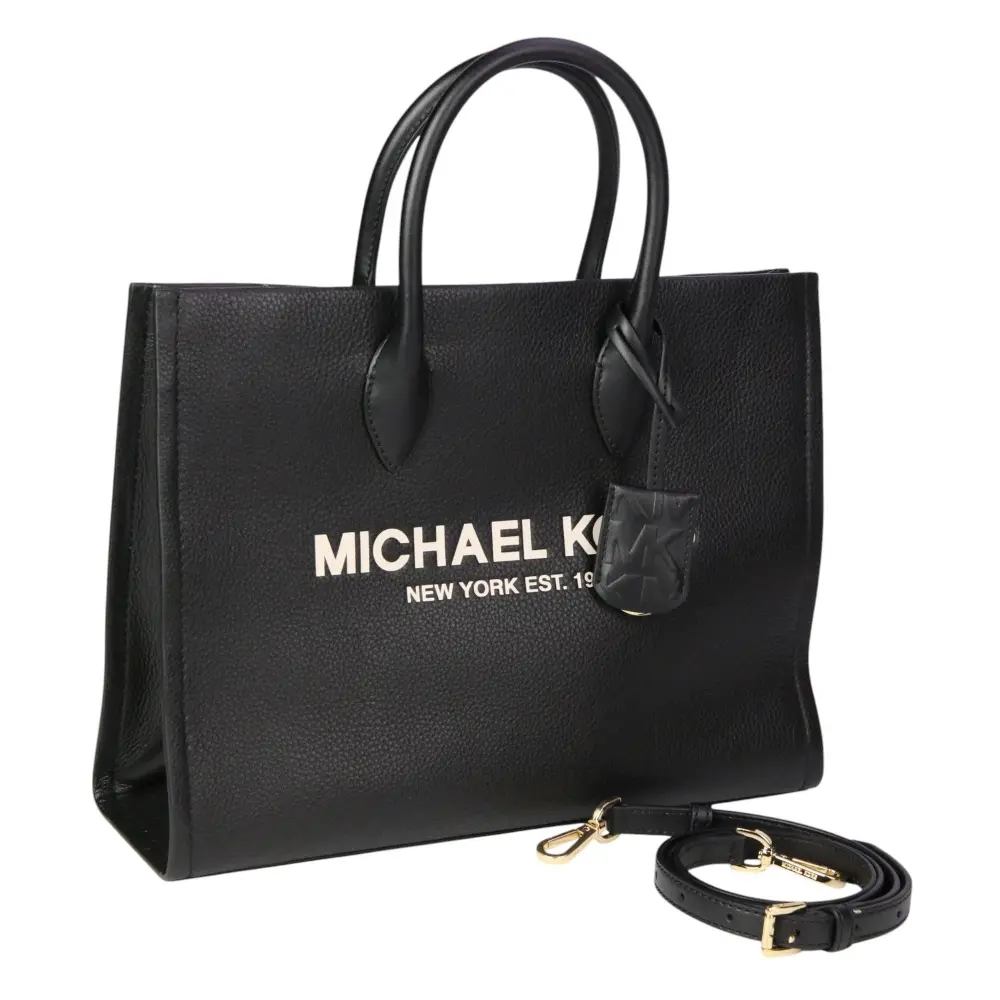 MICHAEL KORS マイケルコース MIRELLA MD EW TOTE LEATHER トートバッグ 35S2G7ZT7L ブラック