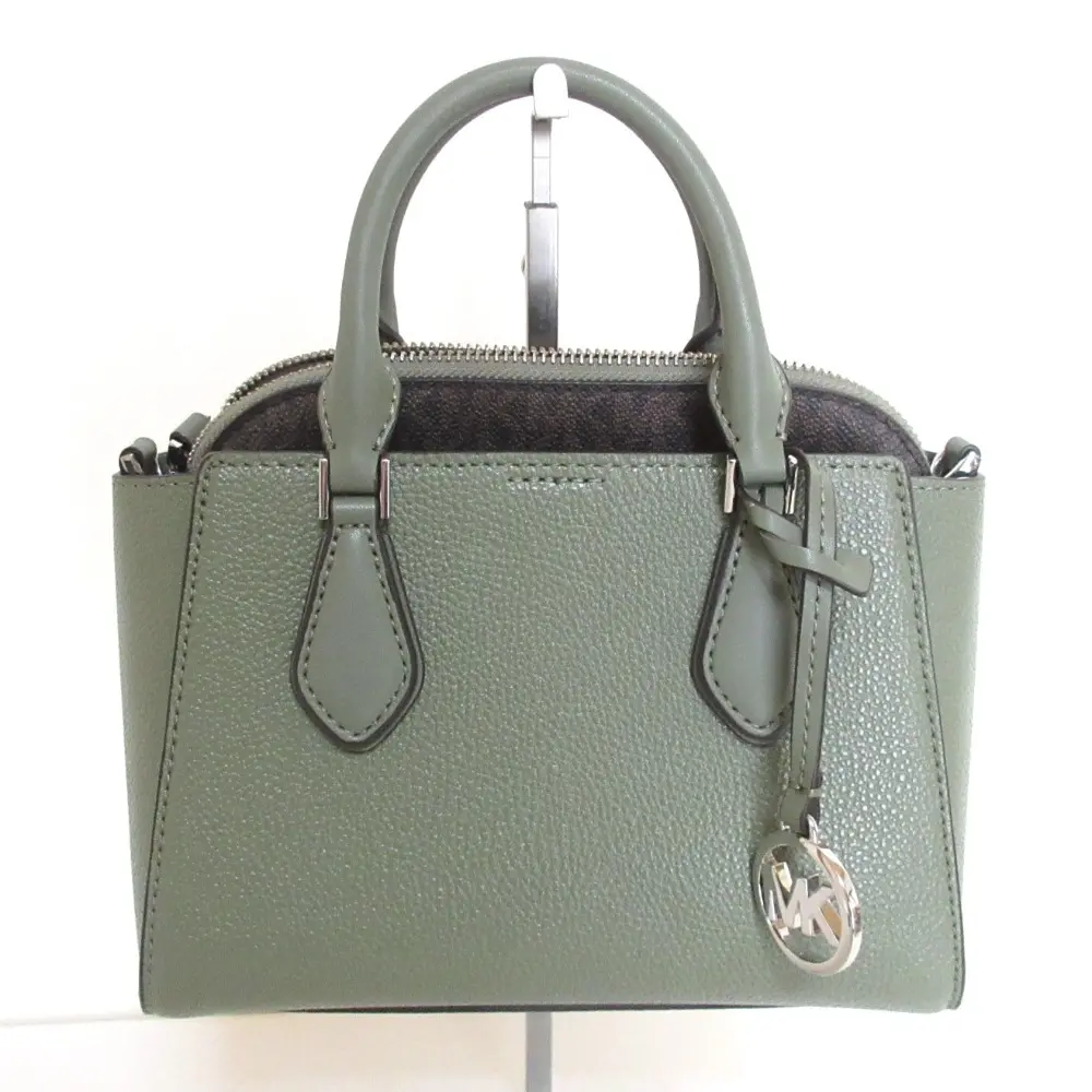 MICHAEL KORS マイケルコース ダリア 2in1 サッチェル ハンドバッグ グリーン