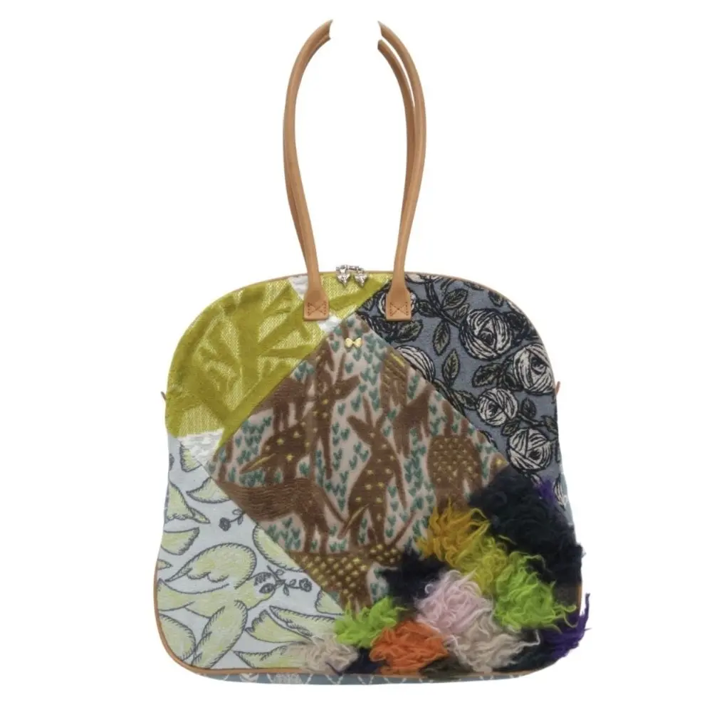 23AW マルニ木工×mina perhonen ミナペルホネン ふしとカケラ kakera bag トートバッグ aaa9552 マルチカラー