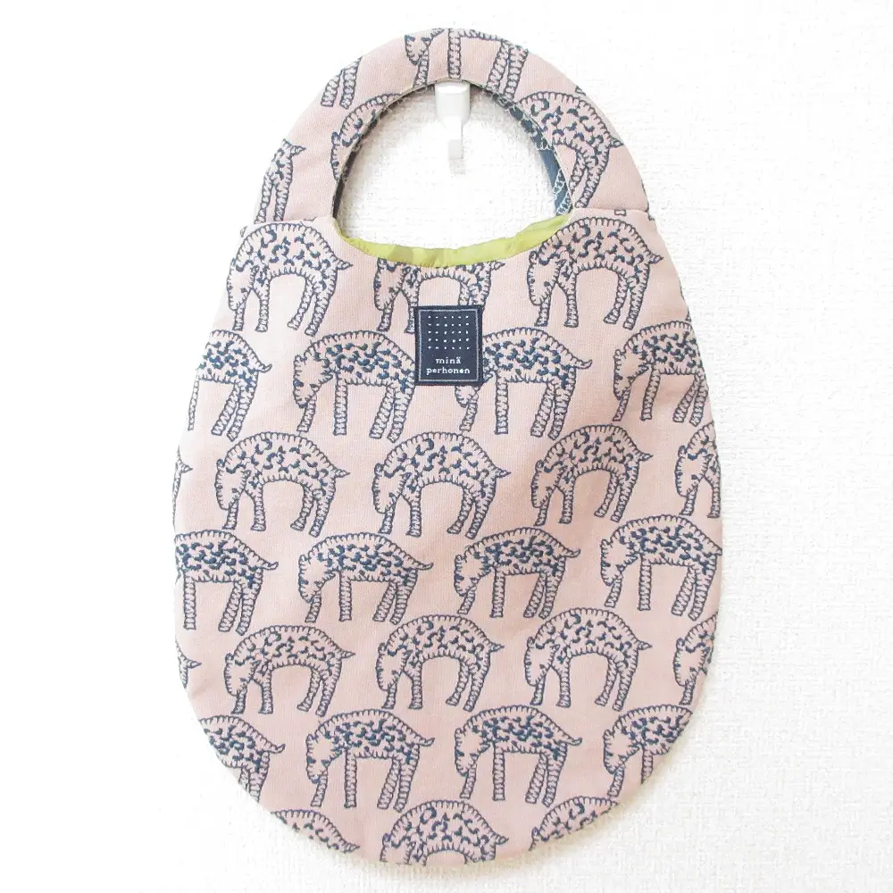 mina perhonen ミナペルホネン memory dream エッグバッグ ハンドバッグ ブルー×ピンク