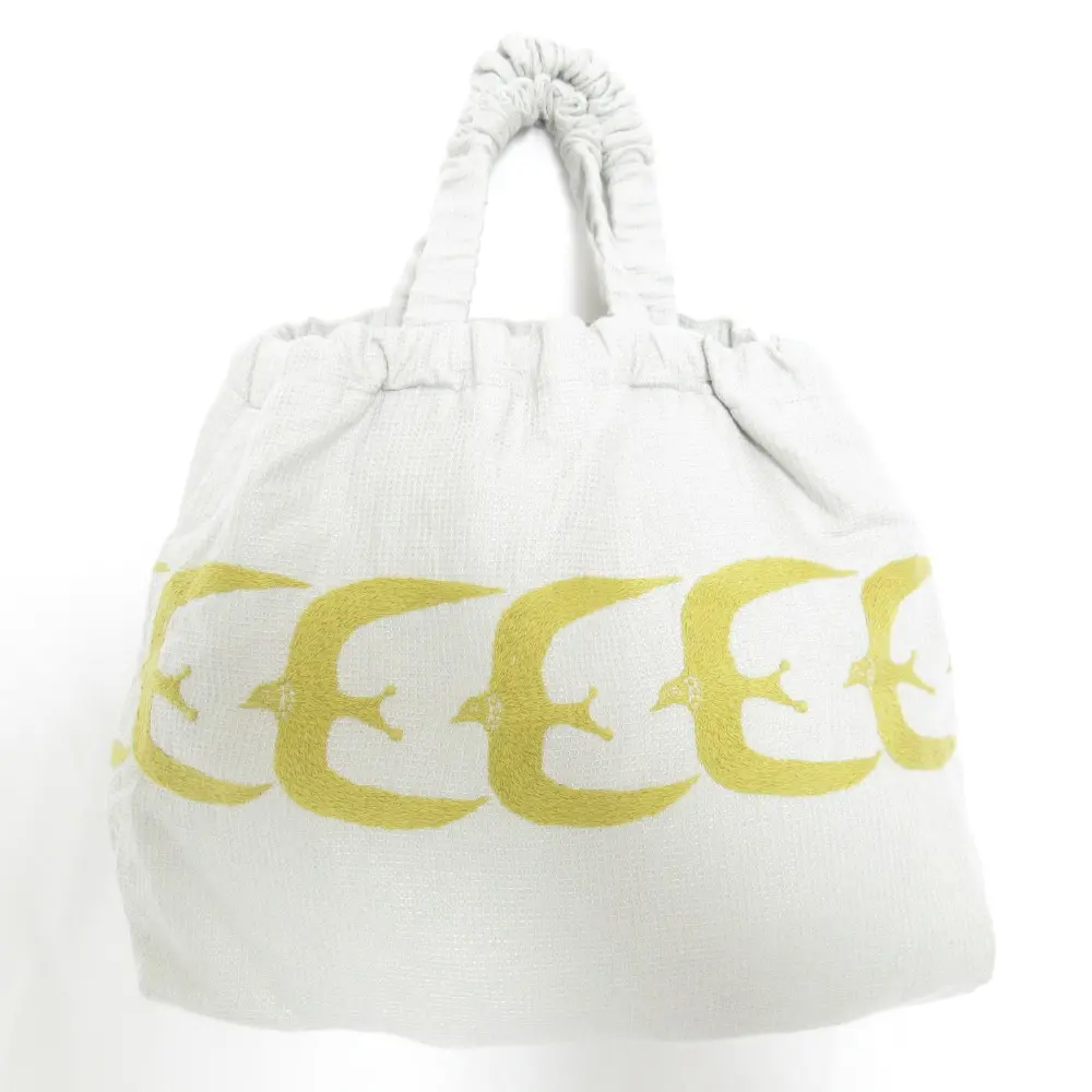 22SS mina perhonen ミナペルホネン go! スキップバッグ ハンドバッグ aas9411 ライトグレー