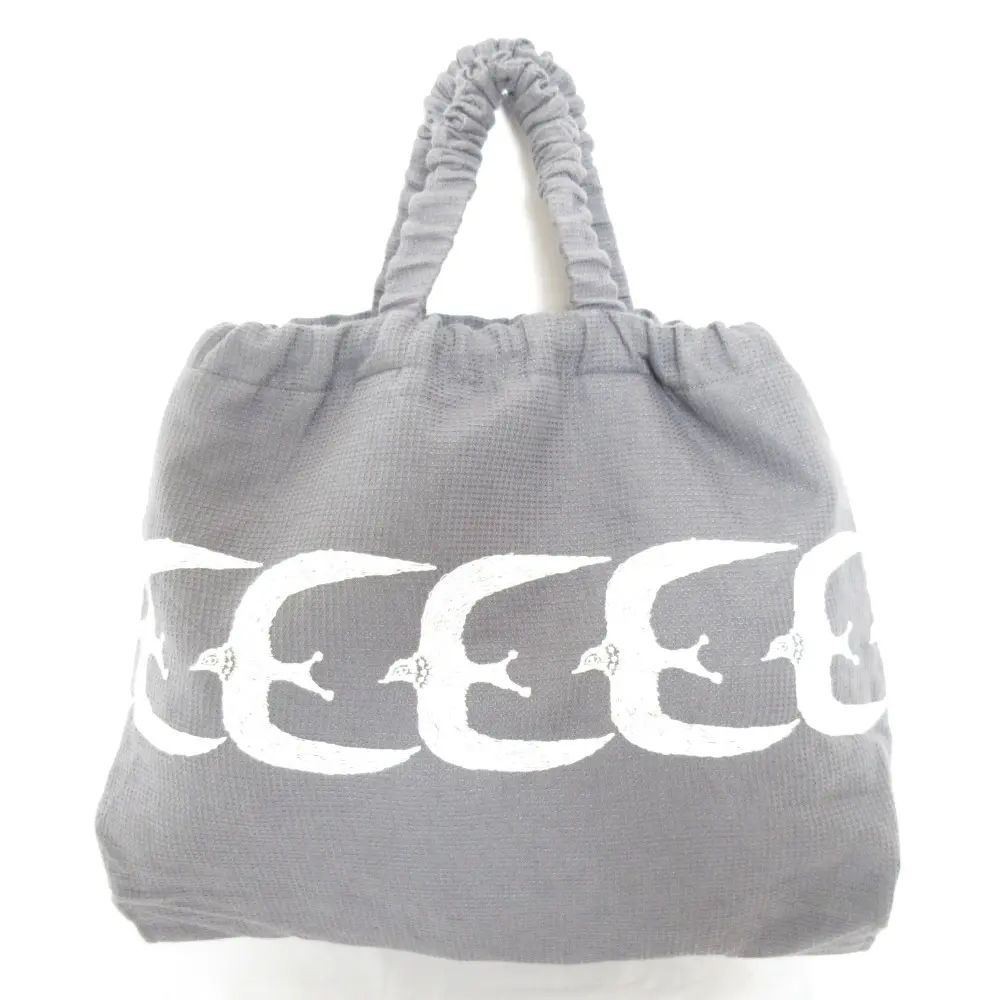 22SS mina perhonen ミナペルホネン  go! スキップバッグ ハンドバッグ aas9411 グレー