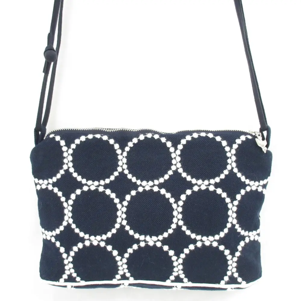 mina perhonen ミナペルホネン ×merrier BEAMS メリアビームス 別注 tambourine タンバリン ショルダーポーチ サコッシュ ネイビー